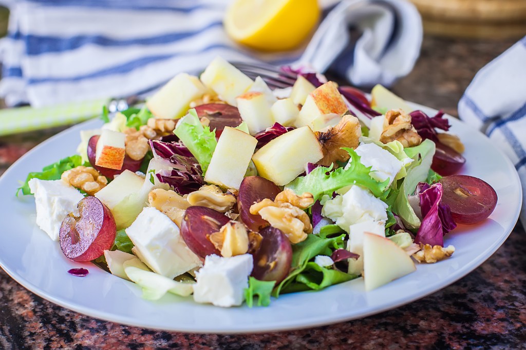 Edamame, Feta & Grape Salad 360 Degrees